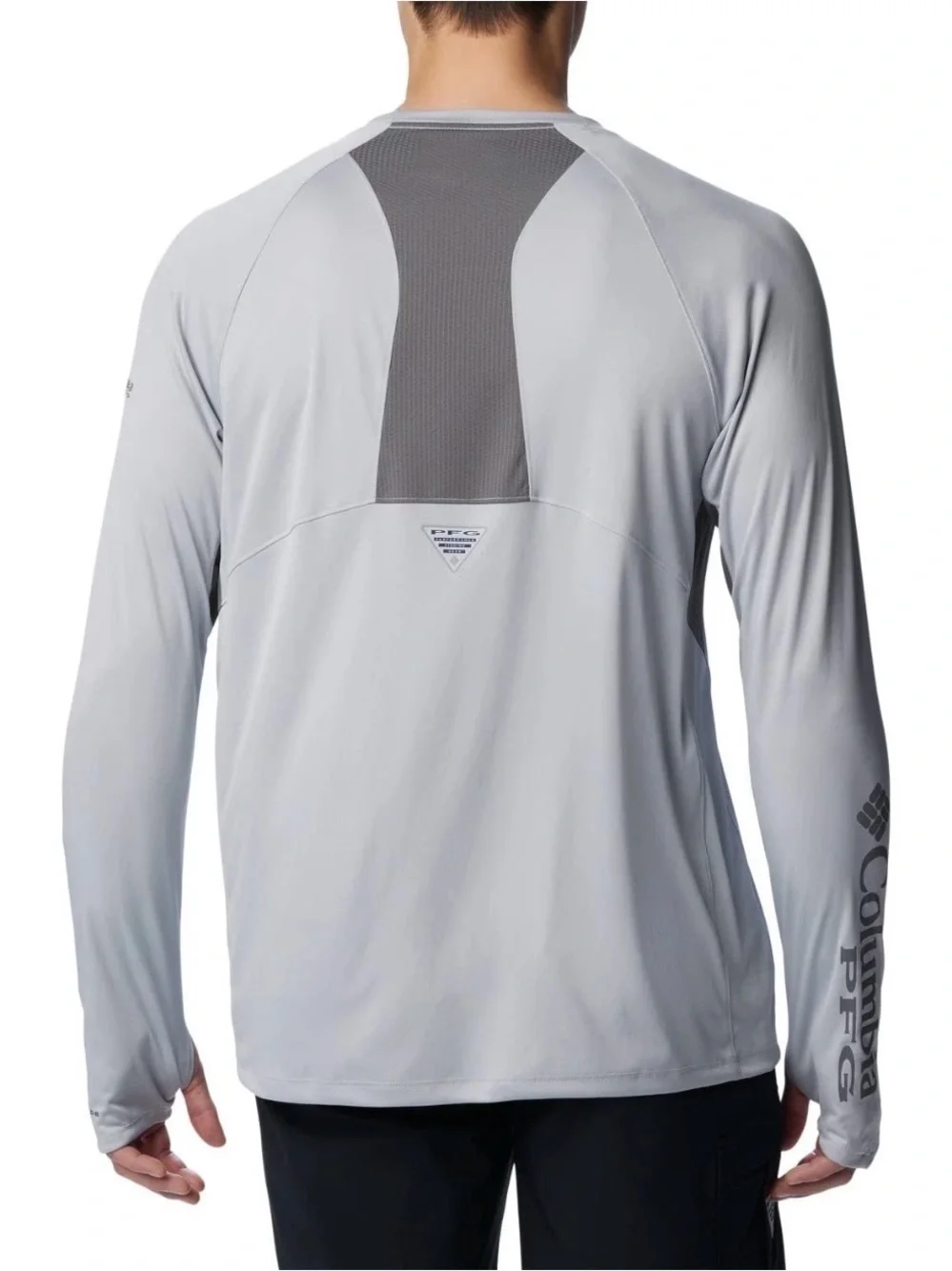 Brand new Columbia Light Gray PFG Long-Sleeve Men's Rash Guard